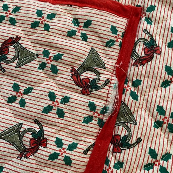 Christmas Kitchen Apron Vintage Baking Hosting 80s - Picture 3 of 6